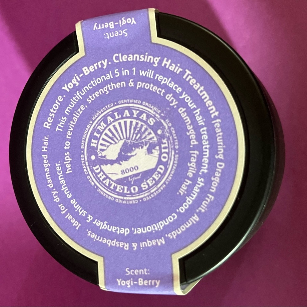Himalayas Dhateel Seed Oil Yogi-Berry Luxury Cleansing Hair Treatment(brand new)
